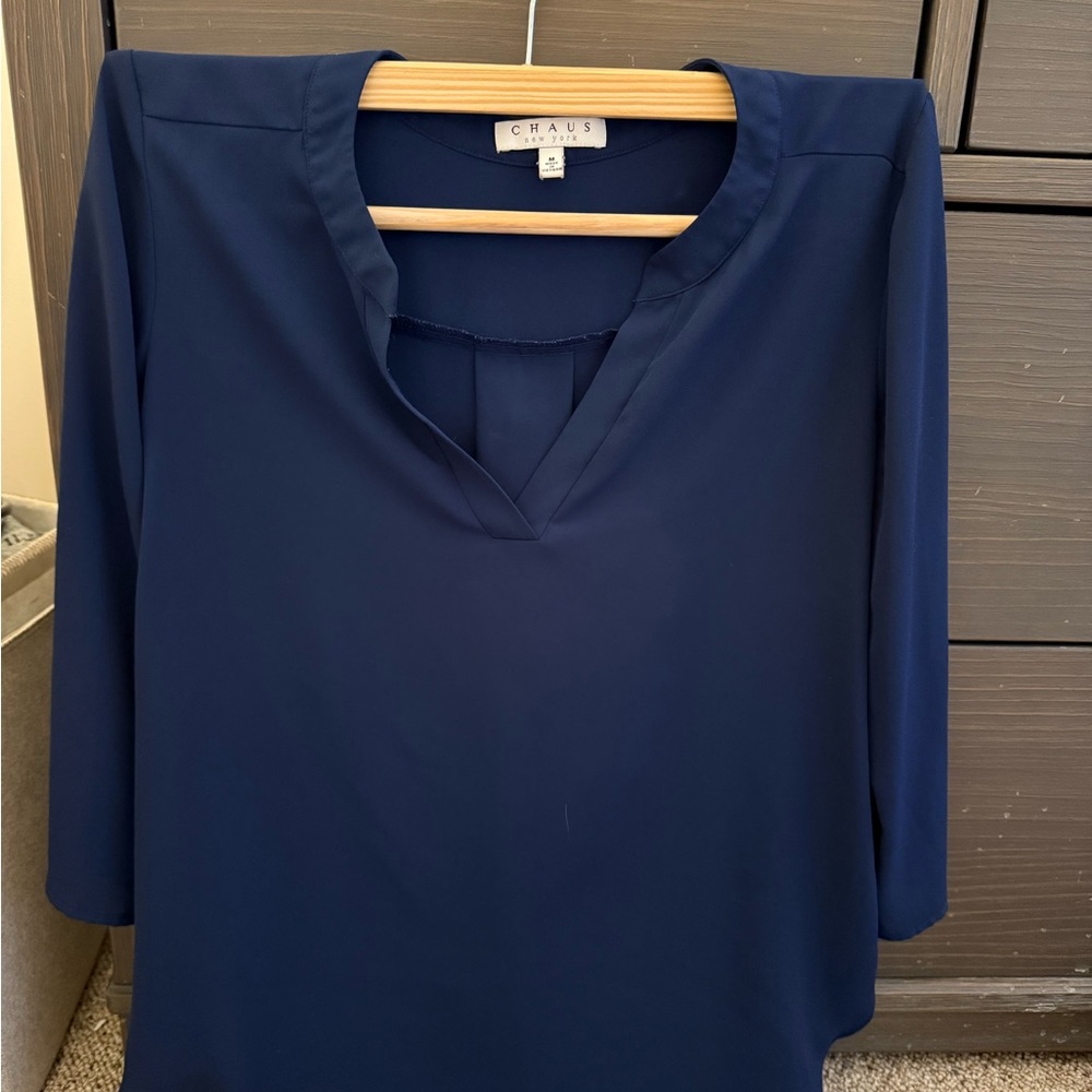 Chaus Women's Deep Blue Blouse